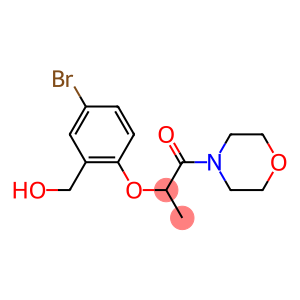 2-[4-bromo-2-(hydroxymethyl)phenoxy]-1-(morpholin-4-yl)propan-1-one