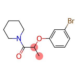 2-(3-bromophenoxy)-1-(piperidin-1-yl)propan-1-one