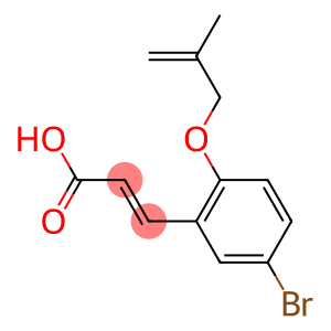 3-{5-bromo-2-[(2-methylprop-2-en-1-yl)oxy]phenyl}prop-2-enoic acid