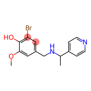 2-bromo-6-methoxy-4-({[1-(pyridin-4-yl)ethyl]amino}methyl)phenol