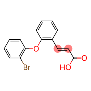 3-[2-(2-bromophenoxy)phenyl]prop-2-enoic acid