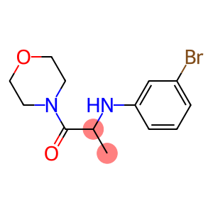 2-[(3-bromophenyl)amino]-1-(morpholin-4-yl)propan-1-one