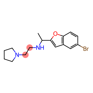 [1-(5-bromo-1-benzofuran-2-yl)ethyl][2-(pyrrolidin-1-yl)ethyl]amine