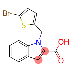 1-[(5-bromothiophen-2-yl)methyl]-1H-indole-2-carboxylic acid