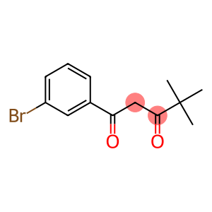 1-(3-bromophenyl)-4,4-dimethylpentane-1,3-dione