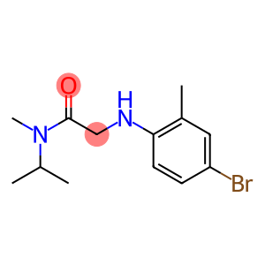 2-[(4-bromo-2-methylphenyl)amino]-N-methyl-N-(propan-2-yl)acetamide