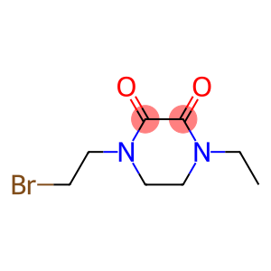 1-(2-bromoethyl)-4-ethylpiperazine-2,3-dione