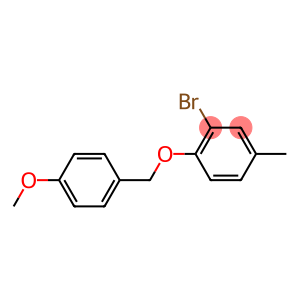 2-bromo-1-[(4-methoxyphenyl)methoxy]-4-methylbenzene