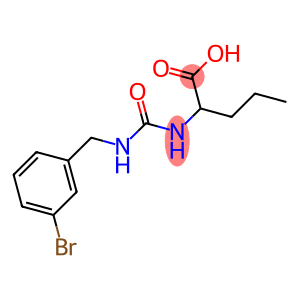 2-({[(3-bromobenzyl)amino]carbonyl}amino)pentanoic acid