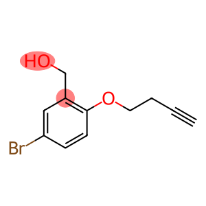 [5-bromo-2-(but-3-yn-1-yloxy)phenyl]methanol