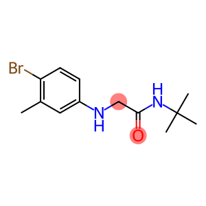 2-[(4-bromo-3-methylphenyl)amino]-N-tert-butylacetamide