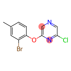 2-(2-bromo-4-methylphenoxy)-6-chloropyrazine