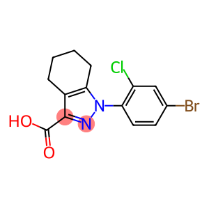 1-(4-bromo-2-chlorophenyl)-4,5,6,7-tetrahydro-1H-indazole-3-carboxylic acid