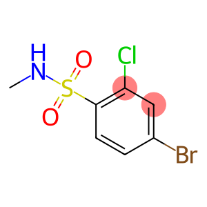 4-bromo-2-chloro-N-methylbenzene-1-sulfonamide