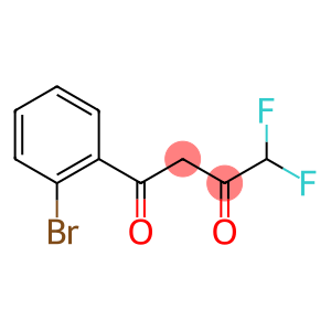 1-(2-bromophenyl)-4,4-difluorobutane-1,3-dione