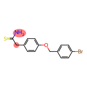 2-{4-[(4-bromobenzyl)oxy]phenyl}ethanethioamide