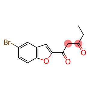 1-(5-bromo-1-benzofuran-2-yl)pentane-1,3-dione