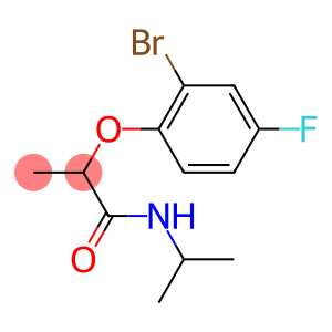 2-(2-bromo-4-fluorophenoxy)-N-(propan-2-yl)propanamide