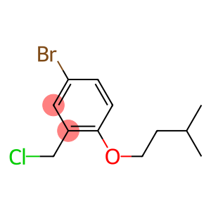 4-bromo-2-(chloromethyl)-1-(3-methylbutoxy)benzene