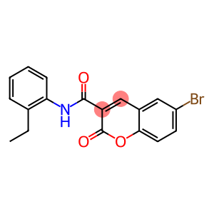 6-bromo-N-(2-ethylphenyl)-2-oxo-2H-chromene-3-carboxamide