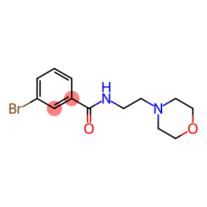 3-bromo-N-[2-(4-morpholinyl)ethyl]benzamide