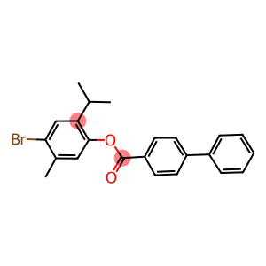 4-bromo-2-isopropyl-5-methylphenyl [1,1'-biphenyl]-4-carboxylate