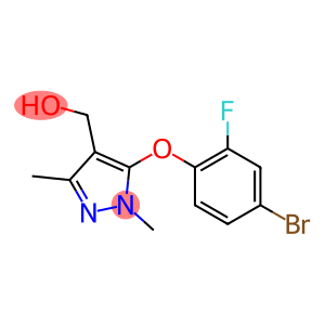 [5-(4-bromo-2-fluorophenoxy)-1,3-dimethyl-1H-pyrazol-4-yl]methanol