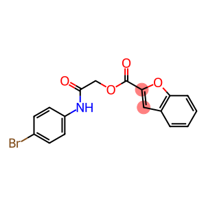 2-(4-bromoanilino)-2-oxoethyl 1-benzofuran-2-carboxylate