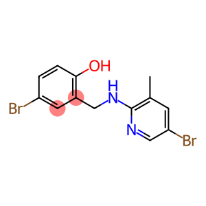 4-bromo-2-{[(5-bromo-3-methyl-2-pyridinyl)amino]methyl}phenol