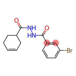 3-bromo-N'-(3-cyclohexen-1-ylcarbonyl)benzohydrazide