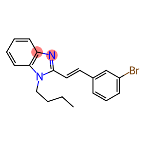 2-[2-(3-bromophenyl)vinyl]-1-butyl-1H-benzimidazole