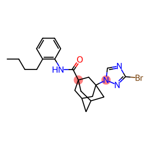 3-(3-bromo-1H-1,2,4-triazol-1-yl)-N-(2-butylphenyl)-1-adamantanecarboxamide
