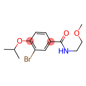 3-bromo-4-isopropoxy-N-(2-methoxyethyl)benzamide