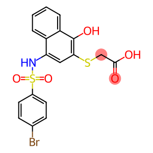 [(4-{[(4-bromophenyl)sulfonyl]amino}-1-hydroxy-2-naphthyl)sulfanyl]acetic acid