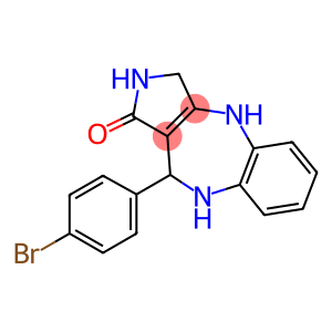 10-(4-bromophenyl)-3,4,9,10-tetrahydropyrrolo[3,4-b][1,5]benzodiazepin-1(2H)-one