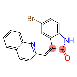 5-bromo-3-(2-quinolinylmethylene)-1,3-dihydro-2H-indol-2-one