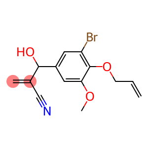 2-{[3-bromo-5-methoxy-4-(prop-2-en-1-yloxy)phenyl](hydroxy)methyl}prop-2-enenitrile