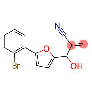 2-{[5-(2-bromophenyl)furan-2-yl](hydroxy)methyl}prop-2-enenitrile