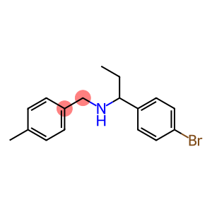 [1-(4-bromophenyl)propyl][(4-methylphenyl)methyl]amine