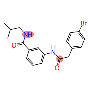 3-{[(4-bromophenyl)acetyl]amino}-N-isobutylbenzamide