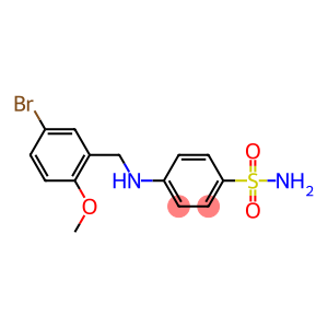 4-[(5-bromo-2-methoxybenzyl)amino]benzenesulfonamide