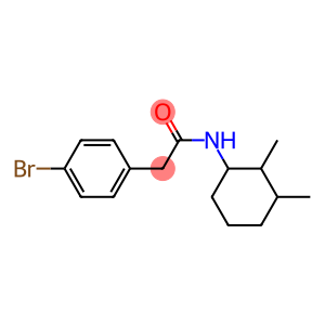 2-(4-bromophenyl)-N-(2,3-dimethylcyclohexyl)acetamide