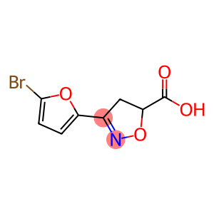 3-(5-bromofuran-2-yl)-4,5-dihydro-1,2-oxazole-5-carboxylic acid