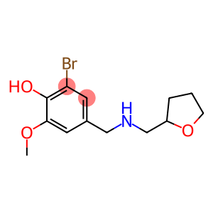 2-bromo-6-methoxy-4-{[(oxolan-2-ylmethyl)amino]methyl}phenol