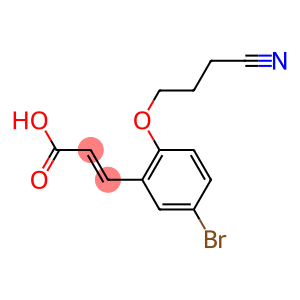 3-[5-bromo-2-(3-cyanopropoxy)phenyl]prop-2-enoic acid