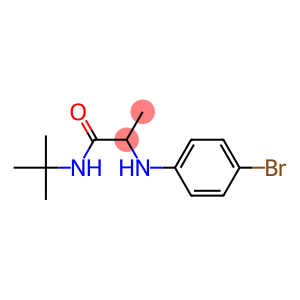 2-[(4-bromophenyl)amino]-N-tert-butylpropanamide