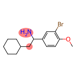 1-(3-bromo-4-methoxyphenyl)-2-cyclohexylethan-1-amine