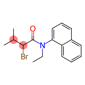 2-bromo-N-ethyl-3-methyl-N-(naphthalen-1-yl)butanamide