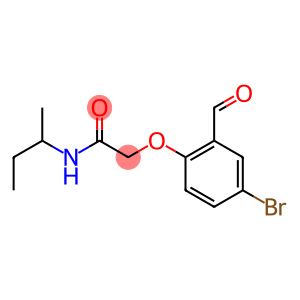 2-(4-bromo-2-formylphenoxy)-N-(butan-2-yl)acetamide