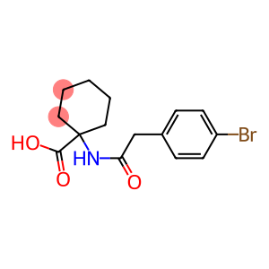 1-{[(4-bromophenyl)acetyl]amino}cyclohexanecarboxylic acid